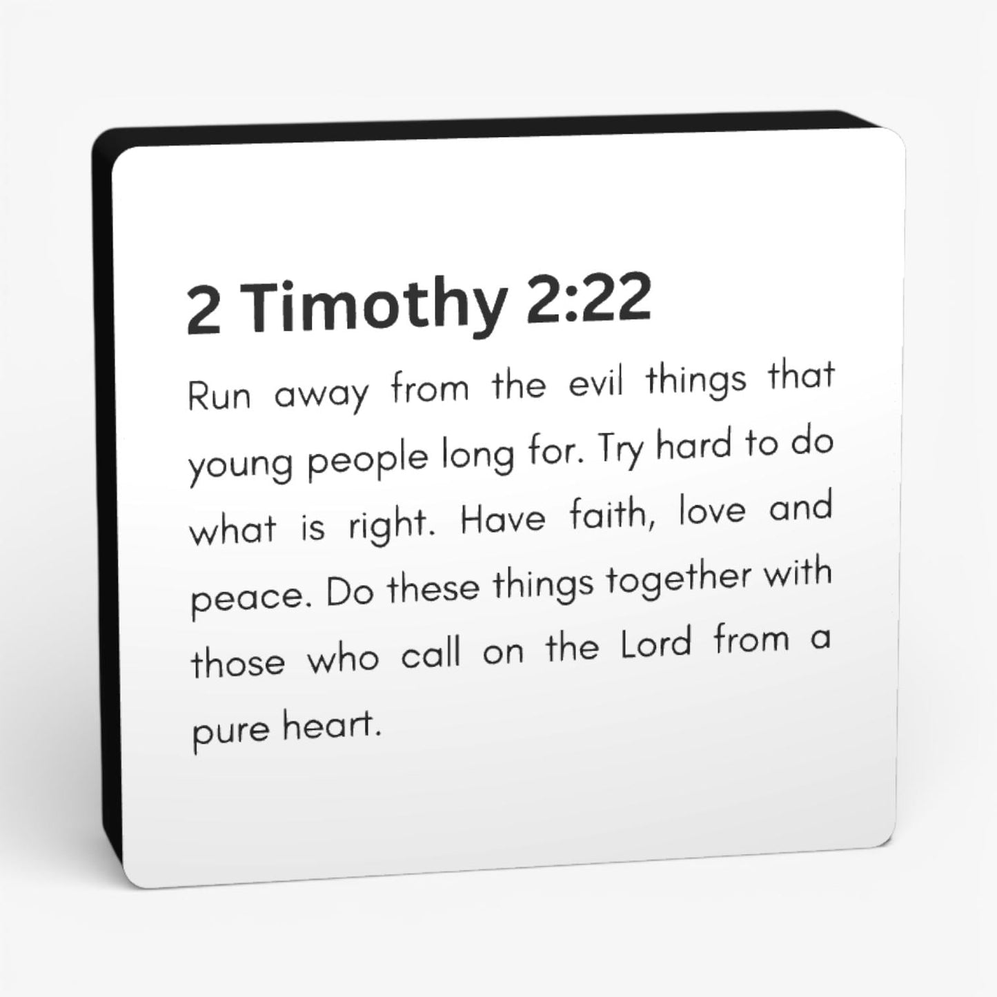 2 Timothy 2:22 Bibelverse Lampe