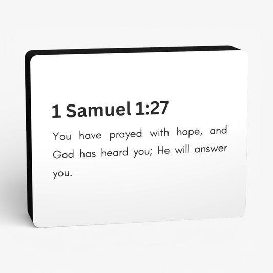 1 Samuel 1:27 Bibelverse Lampe
