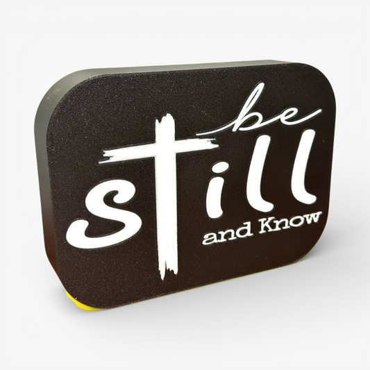 Be Still and Know Kirche Lampe