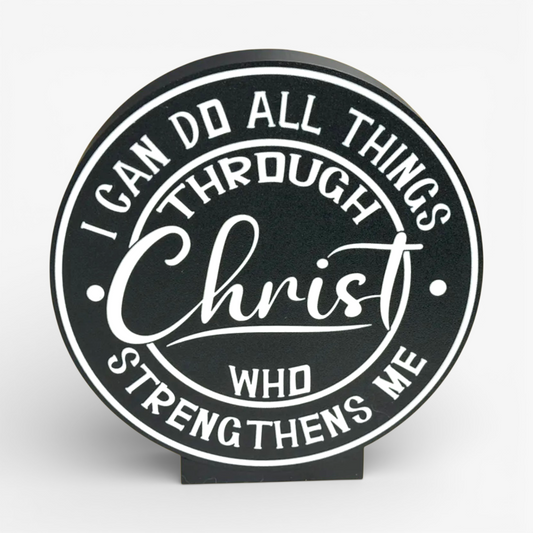 I Can Do All Things Through Christ Kirche Lampe