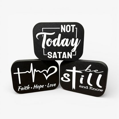 Faith Hope Love Kirche Lampe